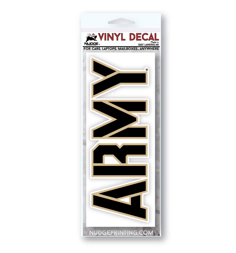 Nudge Printing West Point Sticker US Military Academy Army Car Decal Black Knights Heavy-Duty Weatherproof (Army Wordmark) - Image 3